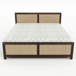 Solid Wood King/Queen Size Bed for Bedroom - Image 5